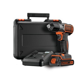Black and Decker - TrapanoAvvitatore 18V Litio con tecnologia Autosense e Autoselect a carica rapida - ASD18K