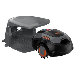 BLACK+DECKER - Cordless Robot Mower with SelfClean and Robot Home - BCRMW123