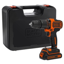 Black and Decker - TrapanoAvvitatore a percussione 18V Litio in valigetta - BDCHD18K