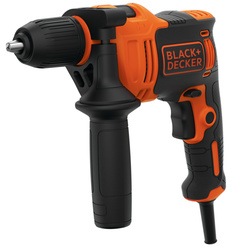 BLACK+DECKER - 550W 1 Gear Hammer Drill - BEH550K