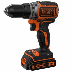 BLACK+DECKER - 18V Lithiumion Brushless 2 Gear Drill Driver  400mA charger  Kit Box - BL186K
