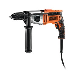 Black and Decker - Trapano a percussione 850W a 2 velocit meccaniche - KR8542BK