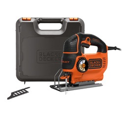 Black and Decker - Seghetto alternativo Autoselect 620W ad azione pendolare in valigetta con 2 lame - KS901SEK