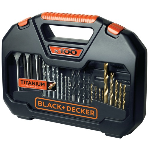 Black and Decker - 100tlg Bit und Bohrerset - A7187