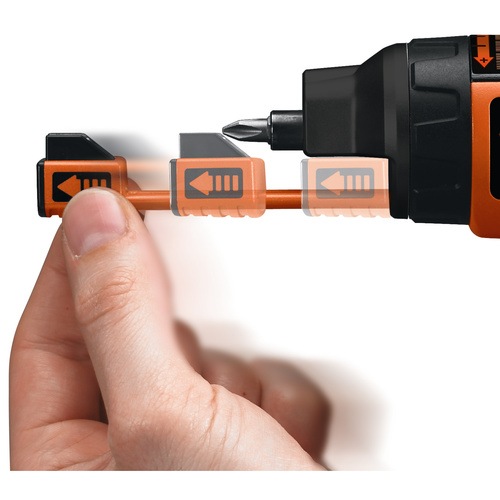 Black and Decker - 36 V LiIon AutoSelect Schrauber mit TeleskopSchraubenhalter - AS36LN