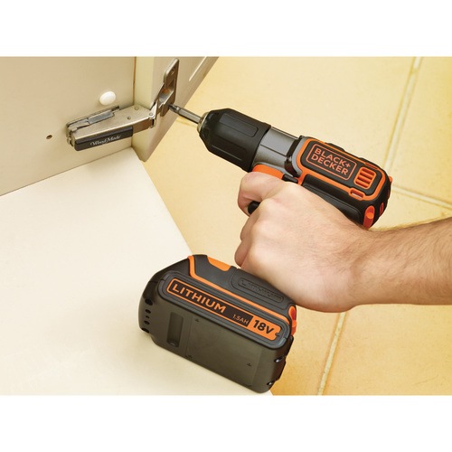 Black and Decker - 18V Autosense AkkuBohrschrauber - ASD18K