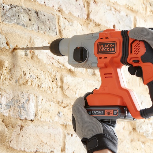 Black and Decker - 18V SDSplus AkkuKombihammer OHNE Akku und Ladegert - BCD900B