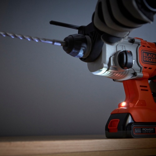 Black and Decker - 18V SDSplus AkkuKombihammer mit 2x25Ah Akkus - BCD900E2K