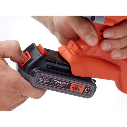 Black and Decker - 18V SDSplus AkkuKombihammer mit 2x25Ah Akkus - BCD900E2K