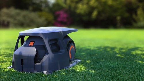 Black and Decker - Cordless Robot Mower with SelfClean and Robot Home - BCRMW123