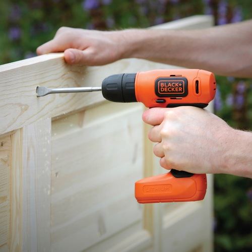 Black and Decker - DE 72V Liion drill driver in kitbox - BDCD8K