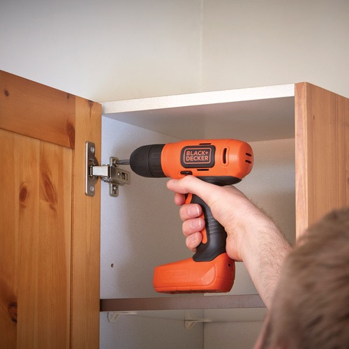 Black and Decker - DE 72V Liion drill driver in kitbox - BDCD8K