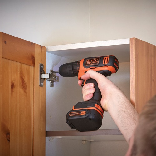Black and Decker - DE 108V Ultra Compact Lithiumion Drill Driver - BDCDD12K1B