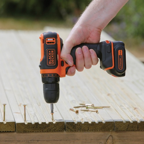 Black and Decker - DE 108V Ultra Compact Lithiumion Drill Driver - BDCDD12K1B