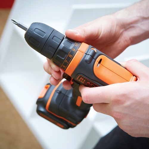 Black and Decker - DE 108V Ultra Compact Lithiumion Drill Driver - BDCDD12K1B