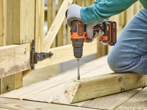 Black and Decker - 18V 2Gang AkkuBohrschrauber  400mA Ladegert  Koffer  1 Akku - BDCDD186K