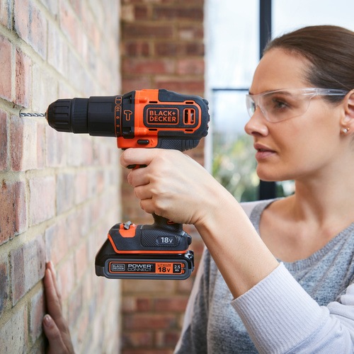 Black and Decker - 18V 2Gang AkkuSchlagbohrschrauber - BDCHD18K