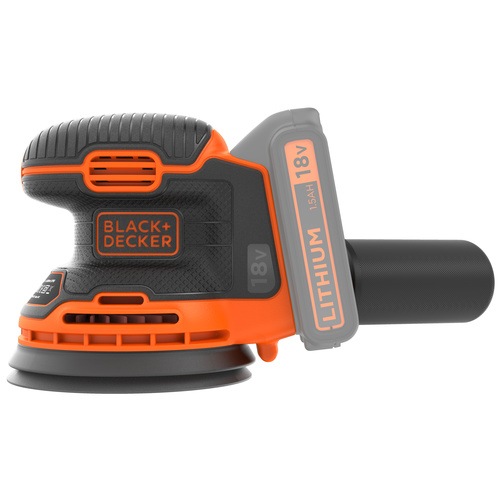 Black and Decker - 18V AkkuExzenterschleifer ohne Akku und Ladegert - BDCROS18N