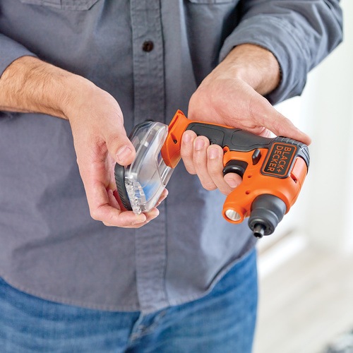 Black and Decker - 36V AkkuSchrauber mit Zubehraufbewahrung - BDCSFS30C