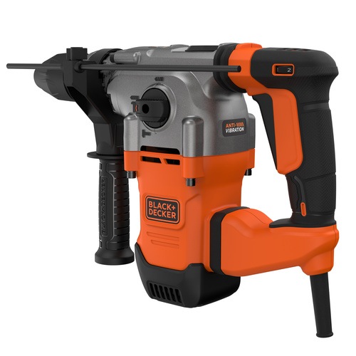 Black and Decker - 1250W SDSPlus Bohr und Meielhammer mit Koffer - BEHS03K
