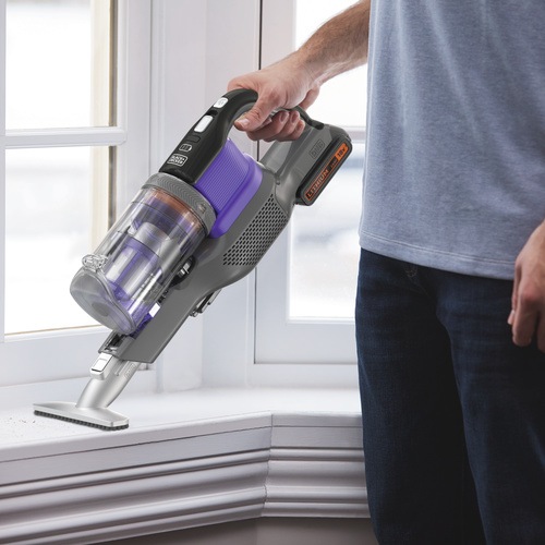 Black and Decker - 18V20Ah 4in1 Pet AkkuStielsauger POWERSERIES Extreme - BHFEV182CP