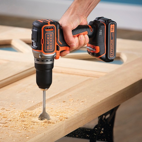 Black and Decker - Brstenloser 18V LiIon 2Gang Bohrschrauber ohne Akku und Ladegert - BL186N