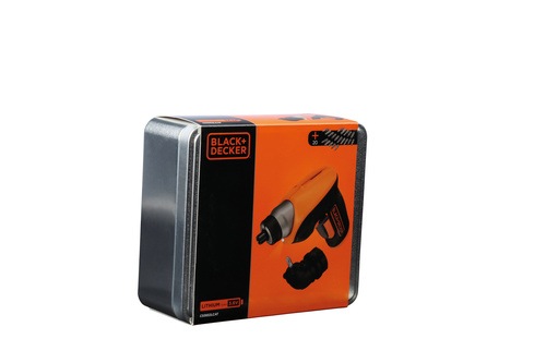 Black and Decker - 36V Lithium AkkuSchrauber mit Winkelaufsatz 20 Zubehrteilen und Metallbox - CS3652LCAT