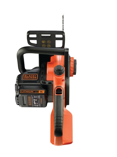 Black and Decker - AkkuKettensge 18V 25cm Schwertlnge mit 20Ah LiIon Akku  Ladegert - GKC1825L20