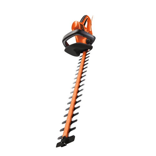 BLACK+DECKER Taille-Haies Filaire 600 W, Taille-Haies Electrique 60 cm avec  2 Poignées et Garde, Lame Asymétrique, Ecartement 35 mm, Robuste et Léger