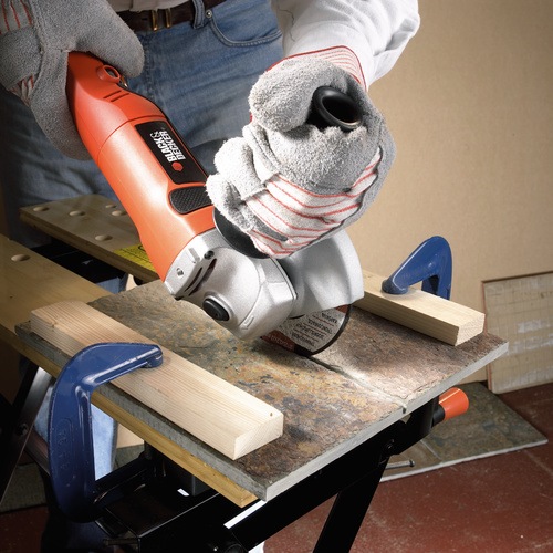 Black and Decker - 1200W Winkelschleifer im Koffer - KG1200K