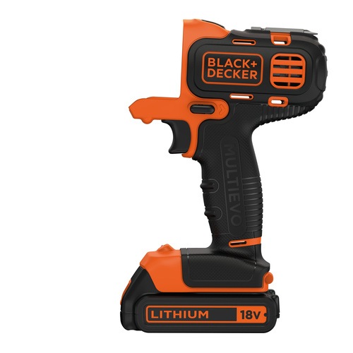 Black and Decker - Utensile multifunzione Multievo 18V Litio con inserto trapanoavvitatore - MT218K