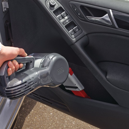 Black and Decker - AutoHandstaubsauger Pivot mit 12V Anschluss und Zubehr - PV1200AV