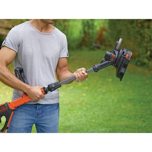 Black and Decker - 18V POWERCOMMAND Easy Feed 28cm AkkuRasentrimmer - STC1820EPC