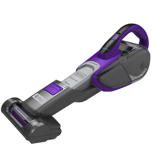 Black and Decker - 36Wh 2in1 SmartTech Pet AkkuStielsauger Lithium mit Duft - SVJ520BFSP